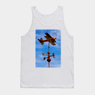 Biplane weather vane Tank Top